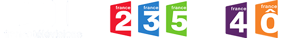 Logos France Télévisions et les chaînes en 2005